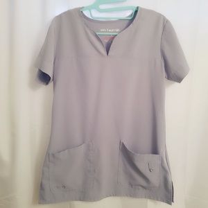 Grey's Anatomy Notch Neck Scrub Top Moonstruck S